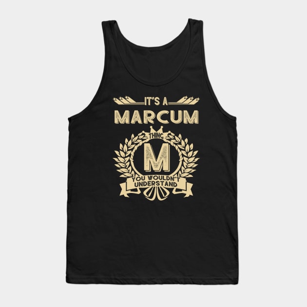 Marcum Tank Top by Ban Guns Not Books- Typography fullcolor